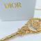 Lange Christian Dior Logo Broche 1970's