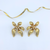 Oscar De La Renta XL Flower Earrings