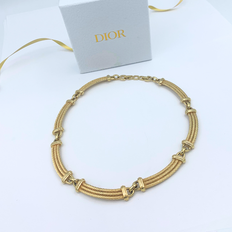 Christian Dior Geometrische Ketting