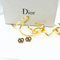 Christian Dior CD Crystals Stud Earrings