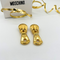 Moschino Zip Puller Clip Earrings Medium