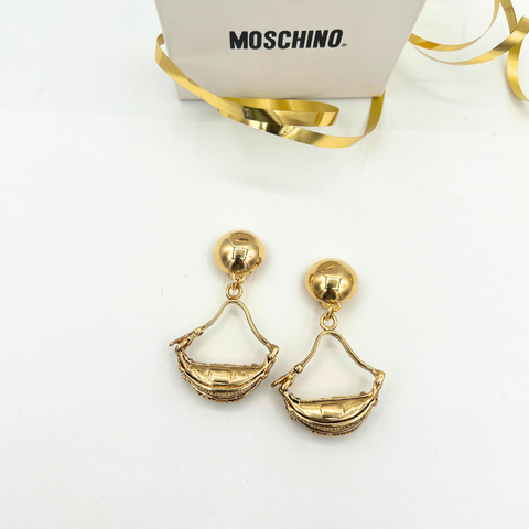 Moschino Buidelzak Clip Oorbellen