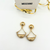 Moschino Pouch Bag Earrings