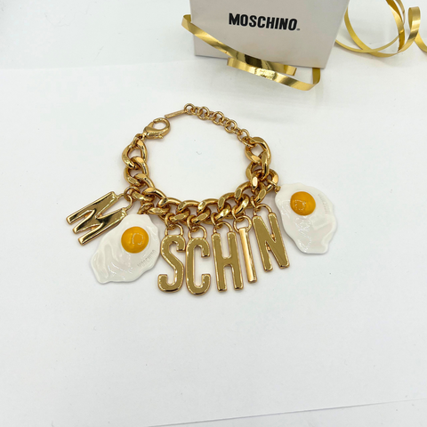 Moschino Gebakken Ei Armband