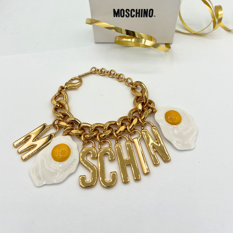 Moschino Gebakken Ei Armband