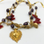 Christian Lacroix Multi Strand Charms Necklace